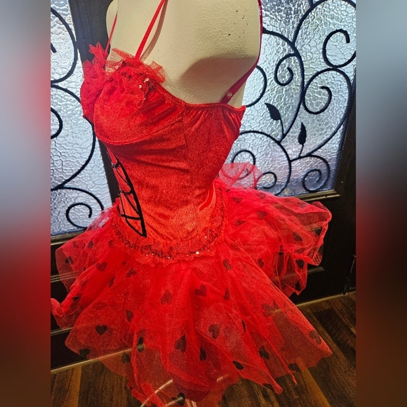 Women's Leg Avenue Sexy Red Velvet love bug costume. DRESS ONLY. Size Xsmall - Picture 2 of 8